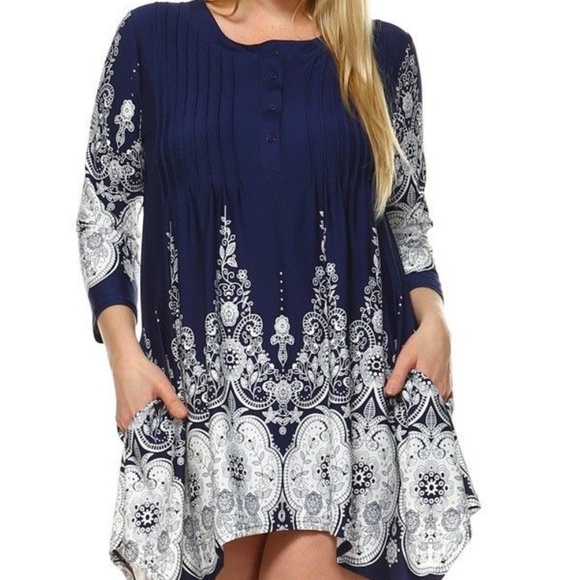 white mark plus size tops